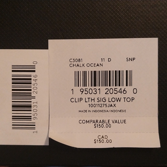 Coach Men's CLIP LOW TOP size 11 sneakers - Picture 8 of 8